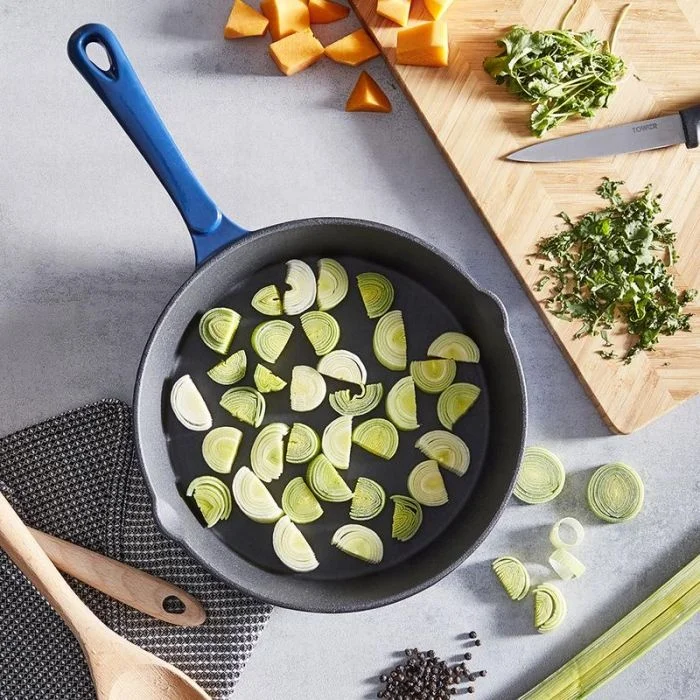 Induction Cooker Premium 6 pcs Enamel Cast Iron Cookware Sets Casserole With Grill Pan