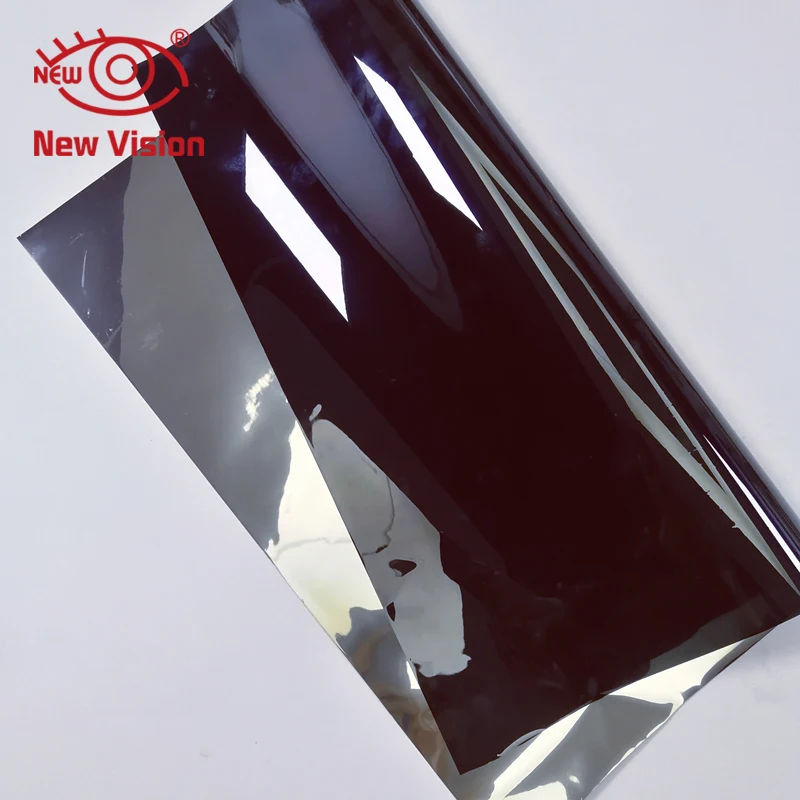 2ply металлизированная пленка Светоотражающие insulfilm ПЭТ материала автомобиля пленке теллурида кадмия оконная тонировка поляризованных солнцезащитных очков для оконного стекла