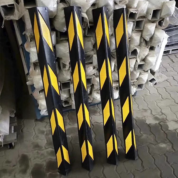 Heavy Duty Rubber Roadway Wall Guard Protector Durable Wall Guard for Road Safety