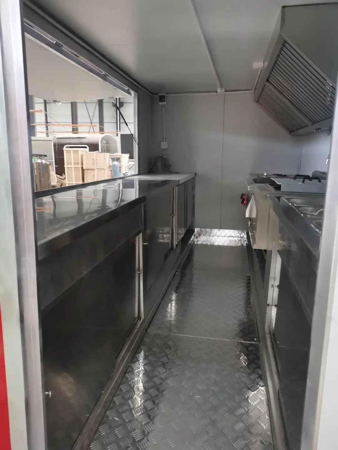 New Customized Multipurpose Mobile Food Cart for Hot Dogs Ice Cream Bakery Use Water Raw Material Fast Food Trailer