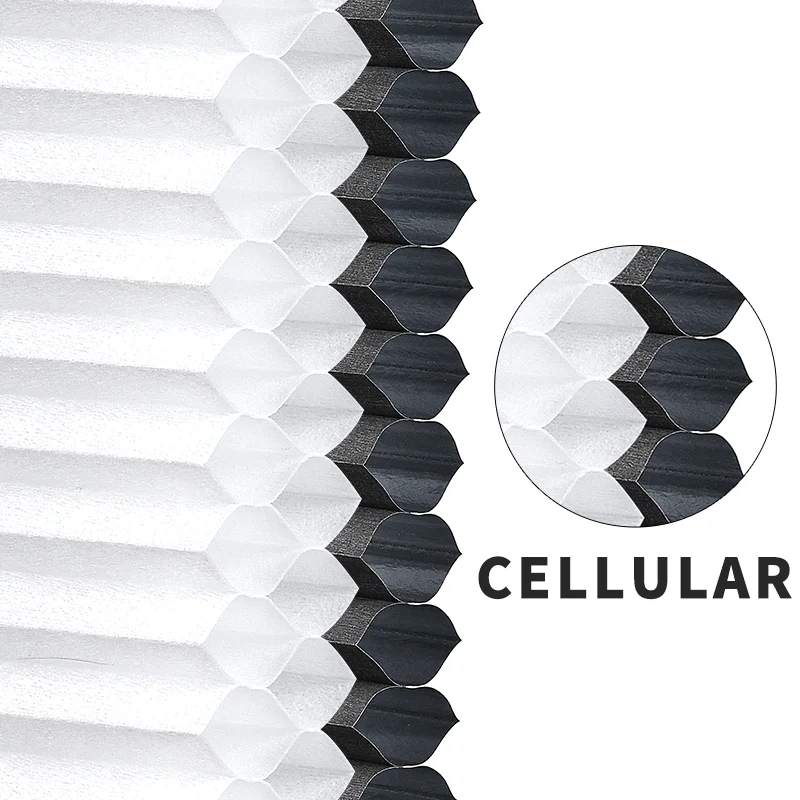 Chain Automatic Honeycomb Shades Small Orders /Sunroom Honeycomb Cellular Motorized Blinds