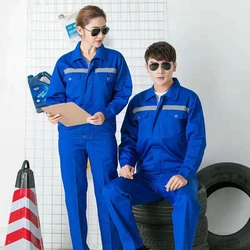 Custom industrial factory worker welding work suit mechanic worker uniform
