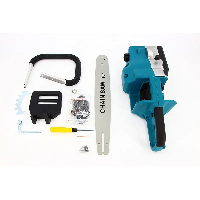 16 Inch Wholesale Price 21V Universal Battery Cordless Power Tools Chainsaw Brushless Motor Chain Saw