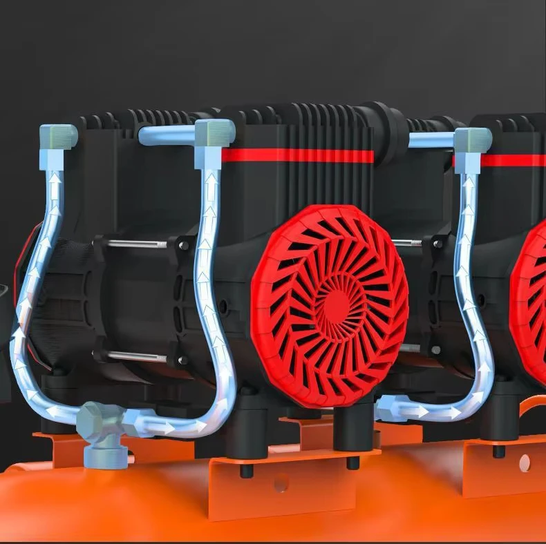 15L Professional Ultra Silent Oil Free Air Compressor 220V/110V Made in China Specializes production piston air compressors