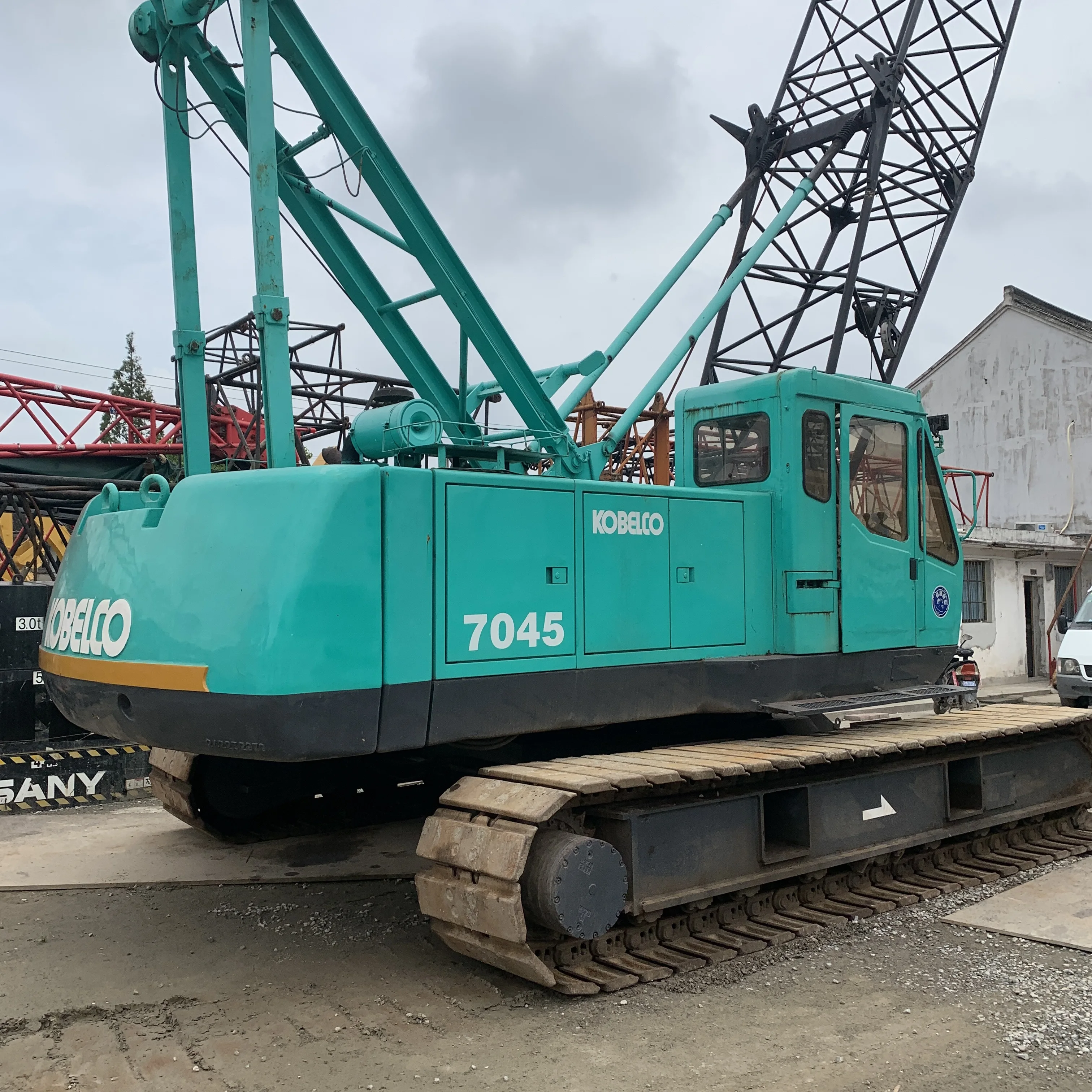 Подержанный гусеничный кран KOBELCO 50 тонн 45 55 гидравлический для строительной машины Hitachi/SANY