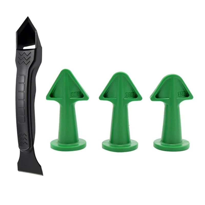 Набор пластиковых лопаток для клея, угловой скребок, инструмент для удаления герметика для стекол, лопатка для клея для домашней уборки