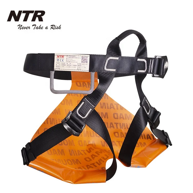 Half body explore caves, exploratory heading canyon safety harness