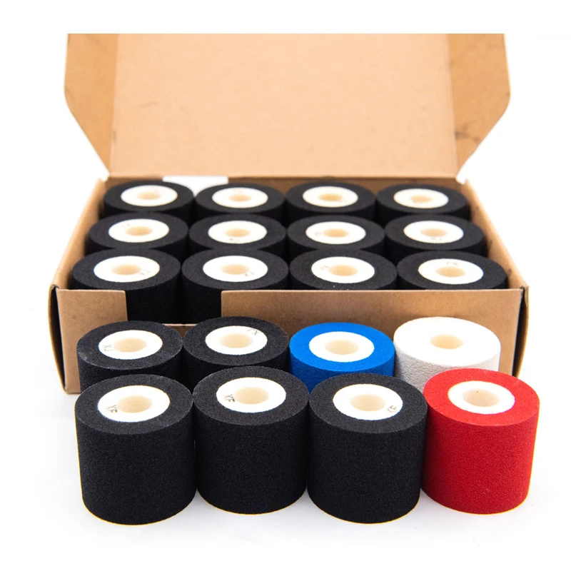 Fineray XJ Dry Ink Hot Stamp Batch Coder Date Coding Printing Black Hot Solid Dry Ink Roll Printing Ink Roller