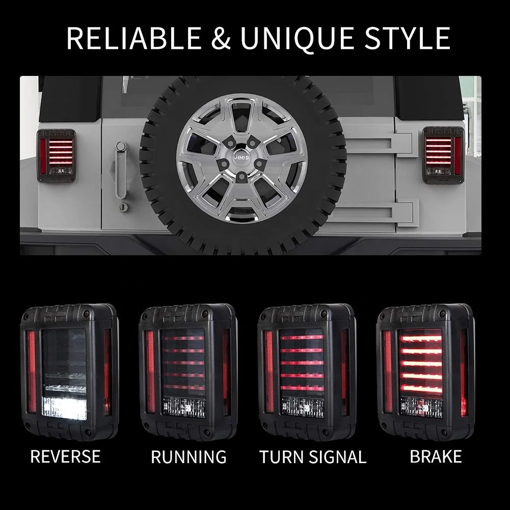 Задние фонари для Wrangler JK светодиодные задние Jk Jeep wrangler JK/JKU