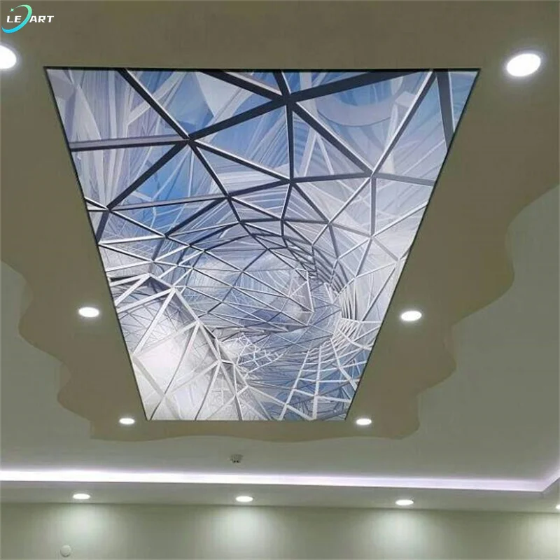 Zhejiang Decorative PVC False ceiling panel spanndecken plafond tendu pinglaed stretch ceiling for kitchen