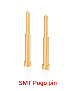 SMT DIP pin supplier Manufacturer Custom Spring Load Brass  Spring Pogo Pin connectors