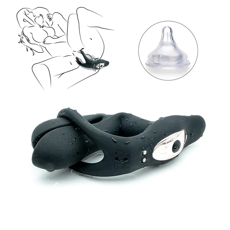 Strong 10 Speed  Remote Control Stimulator Prostata Silicone  Prostate Massager For woman Man