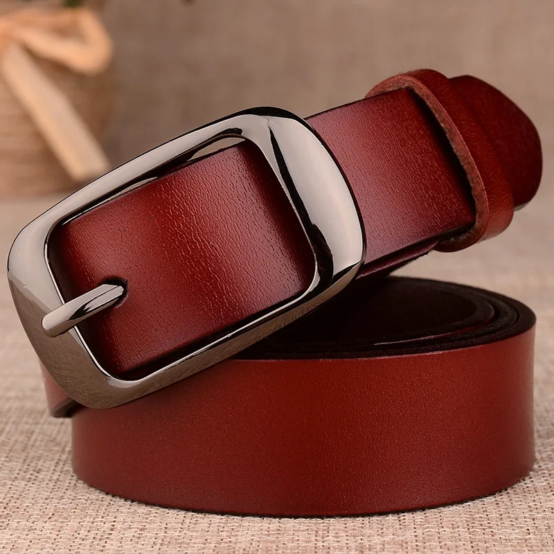  Casual Soft Match Coth Fashion Ladies PU Waist Classic Buckle Vegan Leather