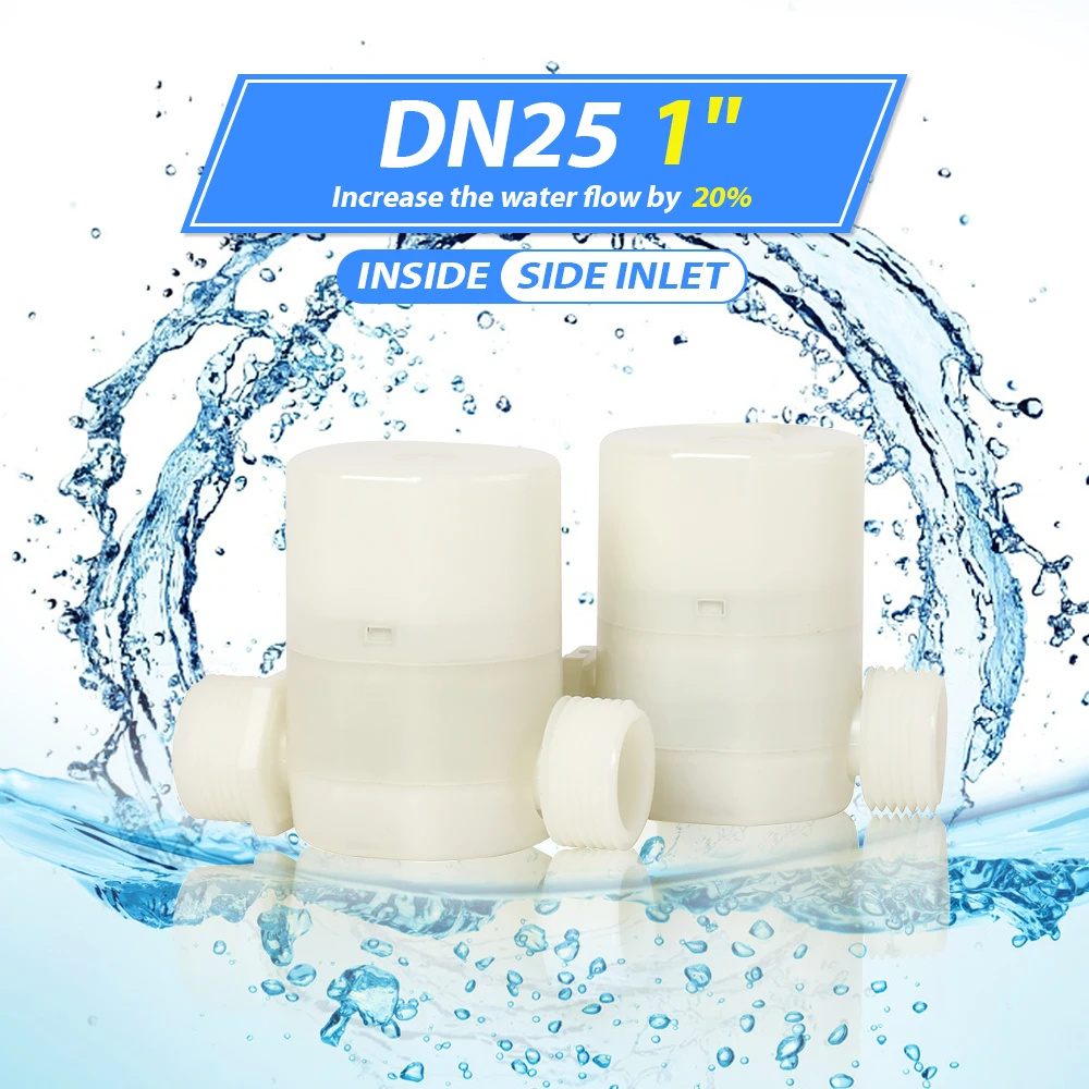 WEIER DN25 1 Inch fully automatic plastic water level control valve water tank float ball valve