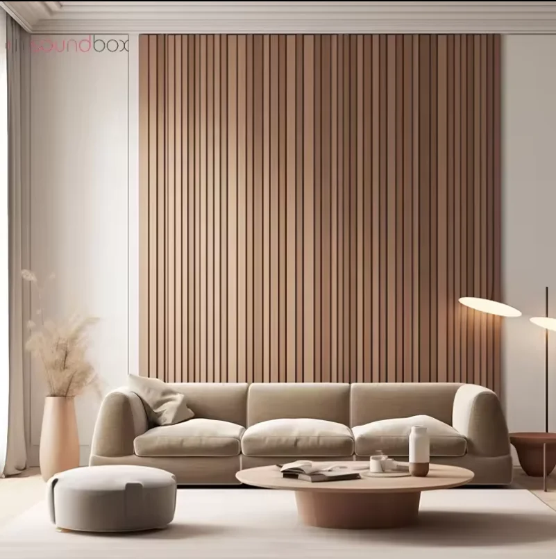Soundbox aku wpc polyester acoustic wall panel used acoustic panels for sale decorative wall panels