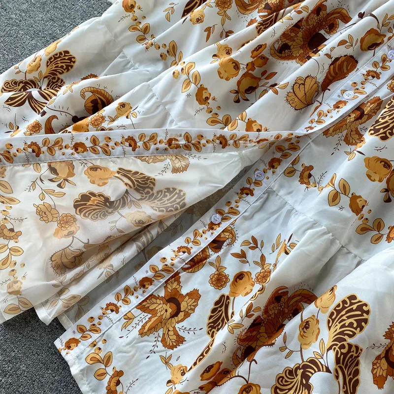 2022 New Arrival Summer Dresses Women Casual Elegant Classic Fit And Flare Midi Dress