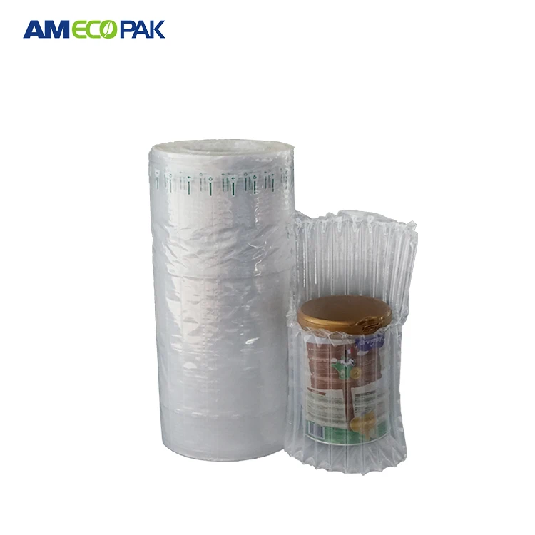 
Amecopak China Reliable Manufacturer Durable Air Column Packing Bubble Bag For Milk Powder 
