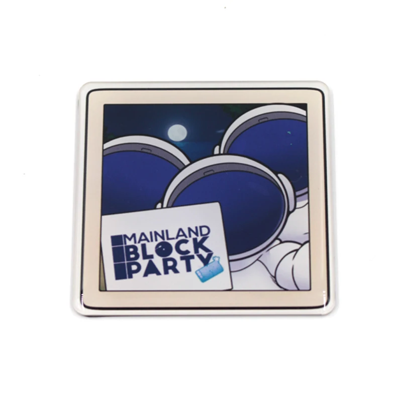 Promotional Colorful Waterproof Acrylic 3D Anime Customised Magnetic Fridge Door Cover Colorful Waterproof Acrylic 3D Magnet