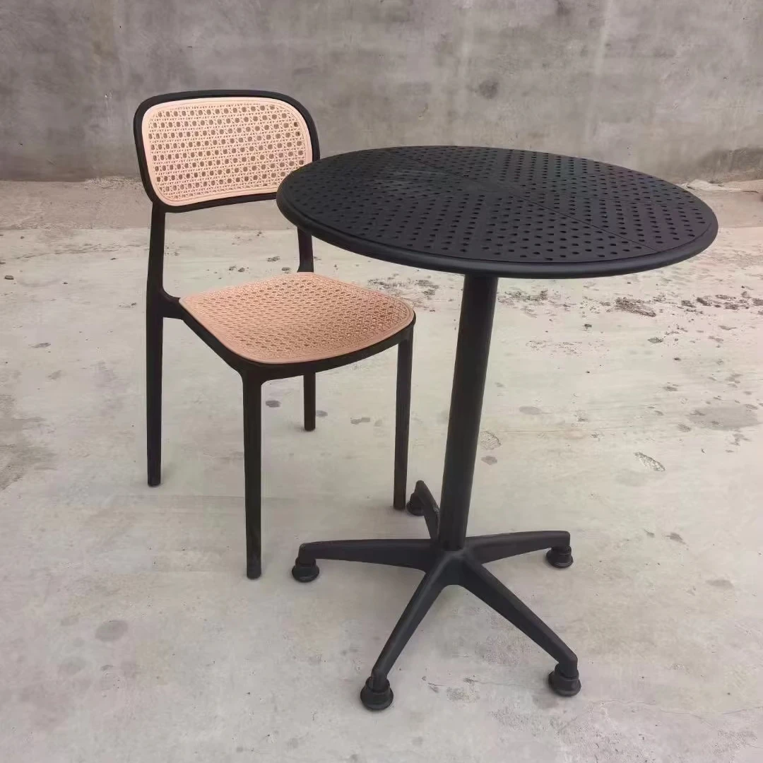 New Design Plastic Coffee Table Restaurant Home Dining Room Round Pp Table Occasional Table