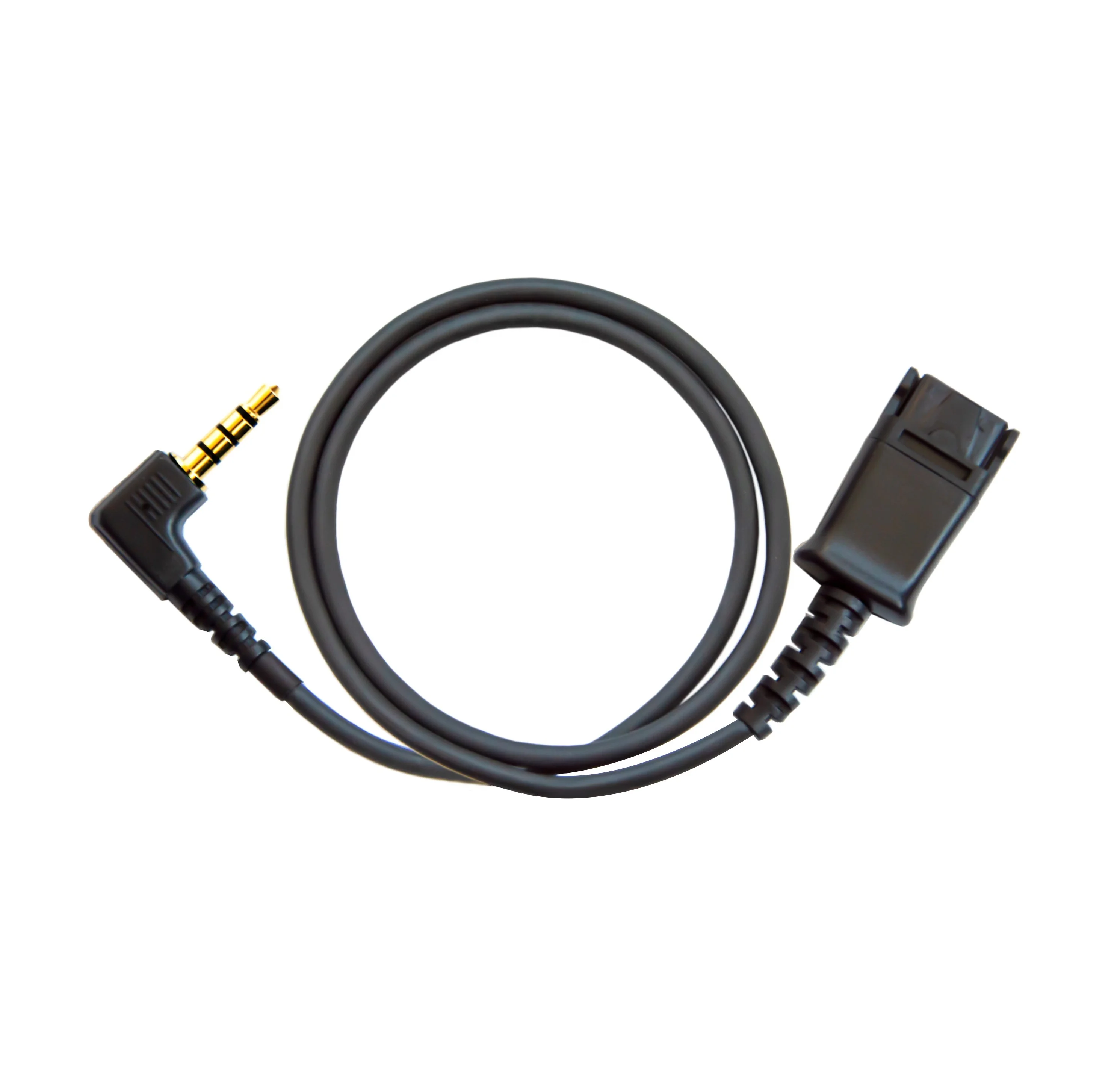 Quick disconnect to 3.5mm plug cables headset adapter for Smartphone Laptop Tablet Cell Phone