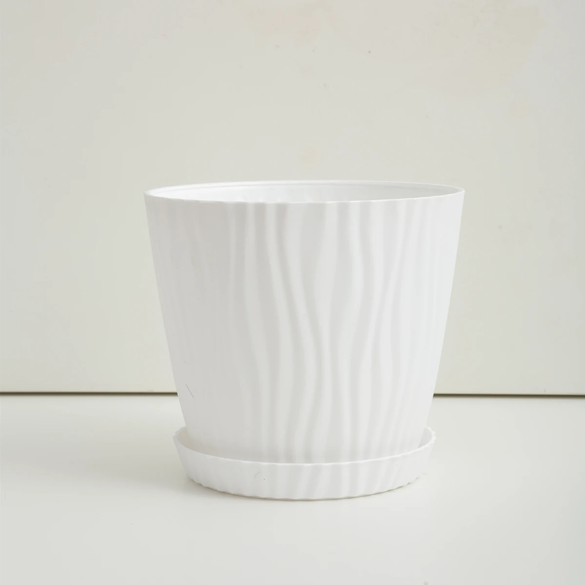 RUIPU (LY-S) Ripple shaped large capacity Athens plastic flowerpot for garden