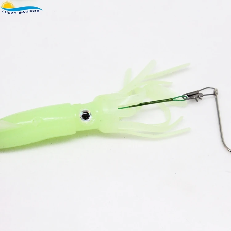 squid lures Squid fishing lure soft squid fresh salt water manufacturer sale soft plastic lures