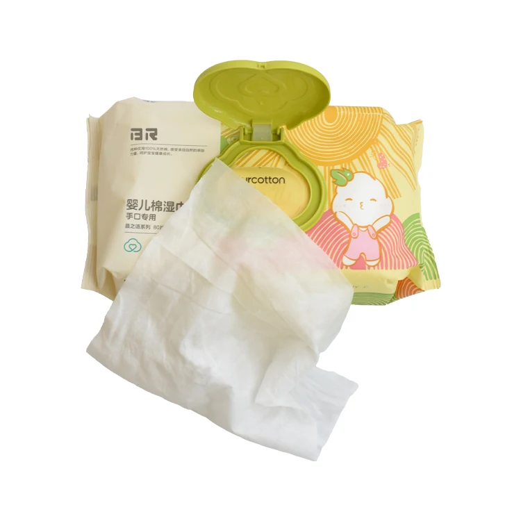 OEM Wholesale Baby Wet Wipes Organic natural Fragrance Free Baby Wipes with Lid