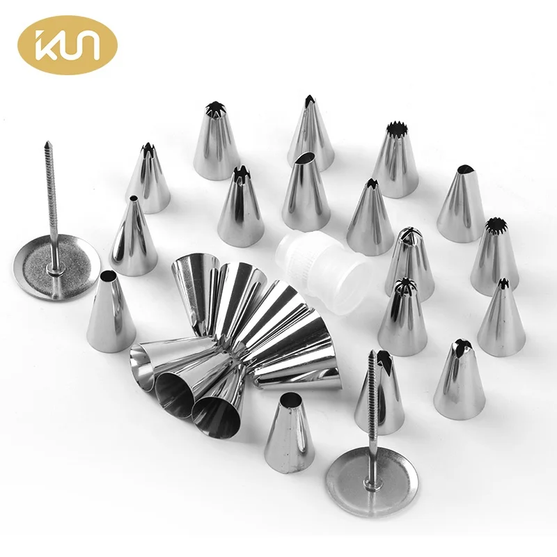 Russian Piping Tps Cake Piping Tips Set Stainless Steel Piping Nozzle Set Cake Decorating Tip