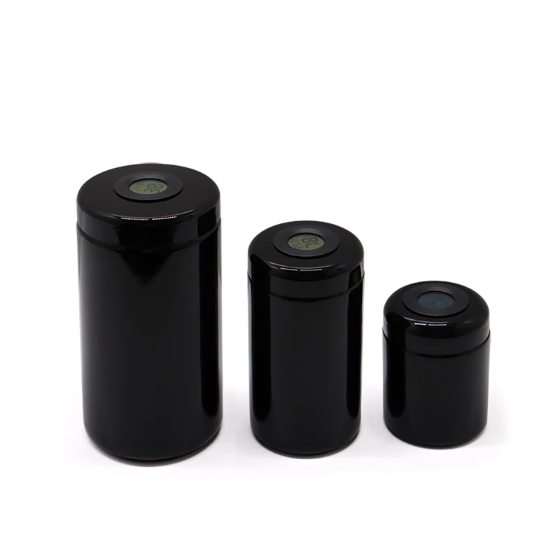 High Tech 10ml 150ml 30ml 50ml 100ml Dark Violet Stash UV Glass Jar with Humidity thermometer