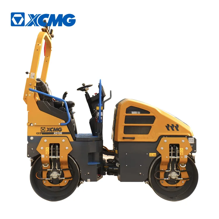 XCMG mini vibratory roller road XD100  light roller compactor  with price