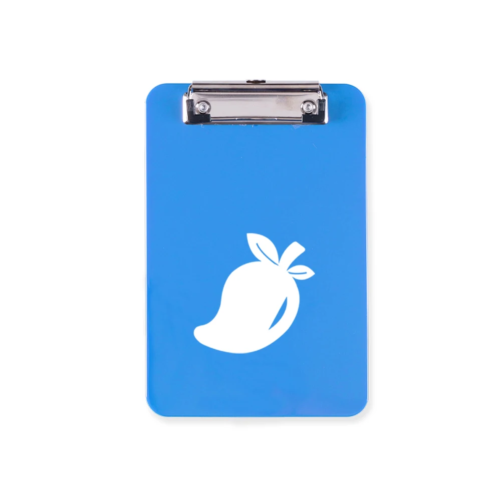 Colors Office Standard Clip Children Writing Board memo size Transparent Clipboard