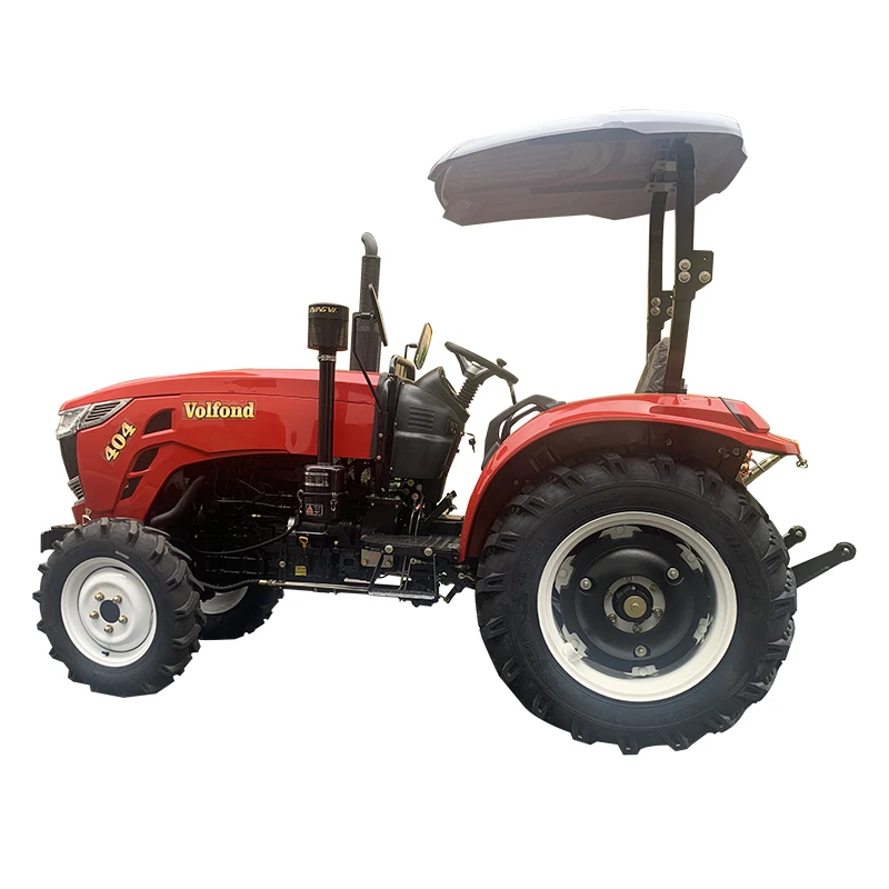 40hp 8F+2R shuttle shift sun-shade small tractor with YTO diesel engine in lowest price