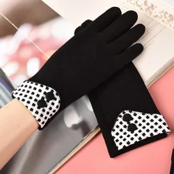 Перчатки для прогулок, удобные теплые кашемировые женские перчатки