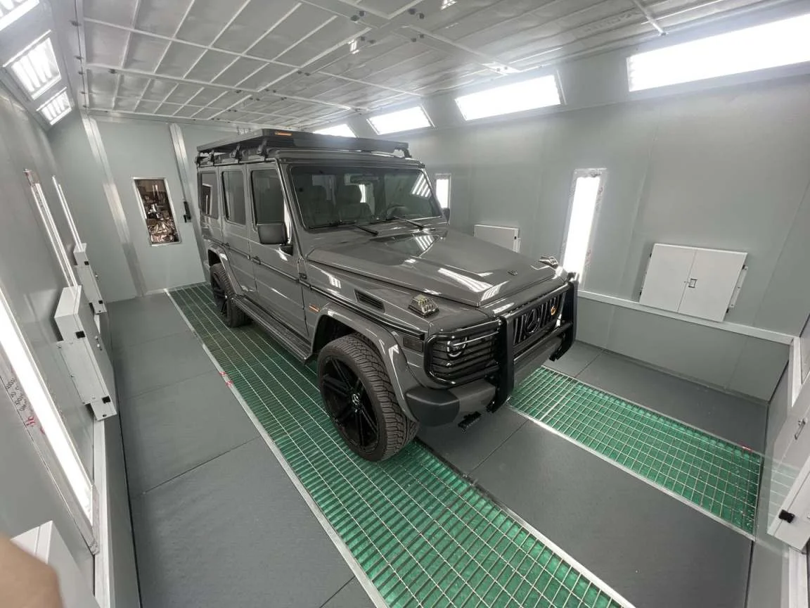 Obc customized spray booth/powder coating booth and oven/semi down draft paint room wholesale car paint cabinet