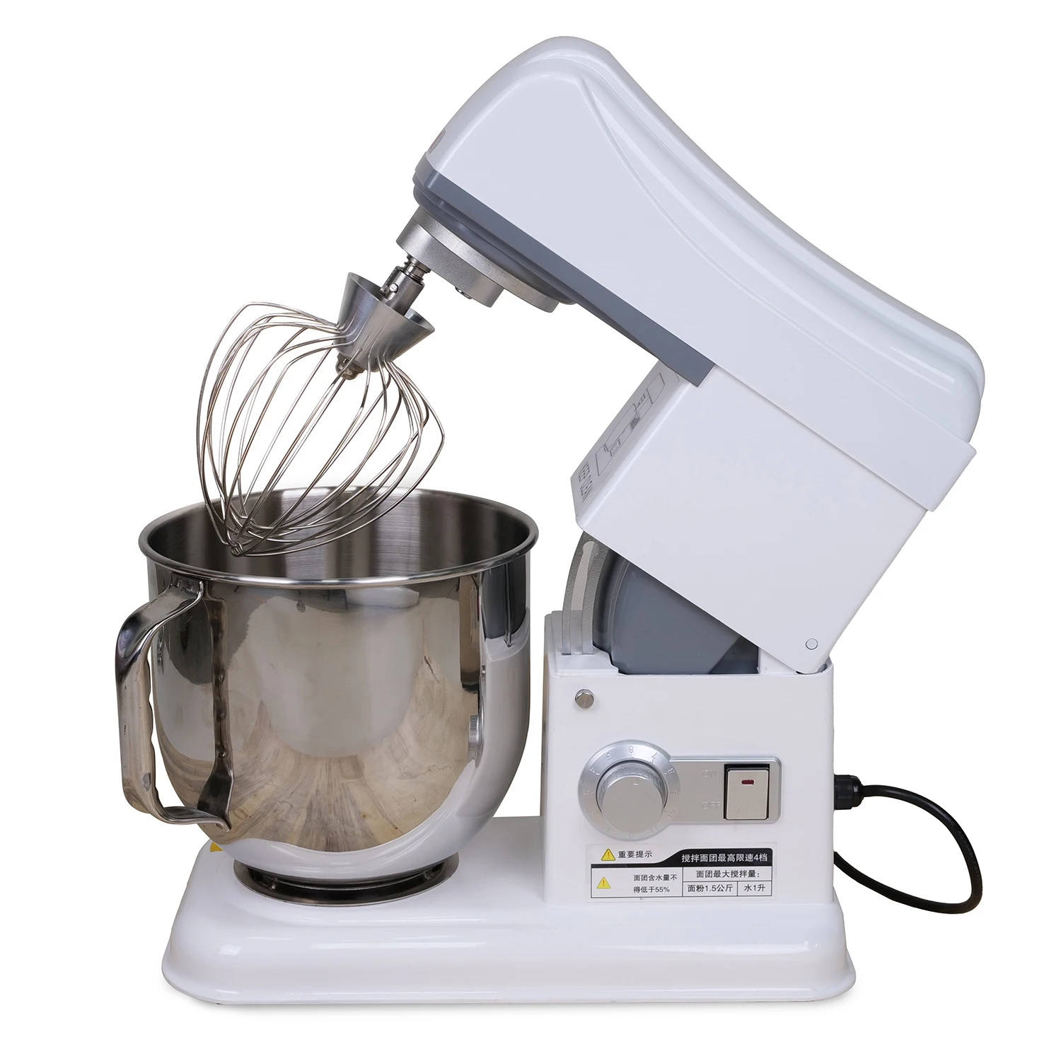 Caterwin 7L Flour Cake Bread Egg Fillings Cream Baking Equipment Home Commercial Spiral Planetary Dough Food