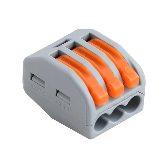 Electrical Cable Wire Connector Push-in Terminal Block Universal Fast Terminal Wiring Cable Connectors For Cable Connection