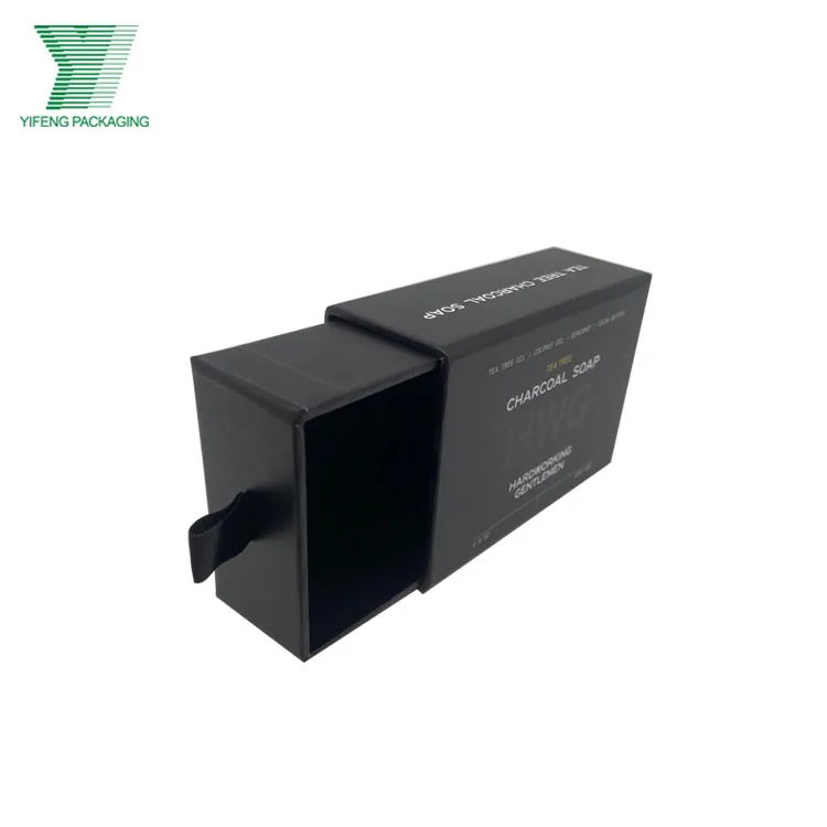 Customize Phone Case Package With Paper Insert Rigid Broad Black Printing Packaging Earphone Watch 3C Electronic Drawer Boxes