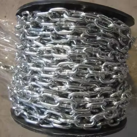 Korean Standard 6mm 8mm Stainless Steel Link Chain Long Short Link Chain with Zinc Galvanized Welded Structure Alloy Material