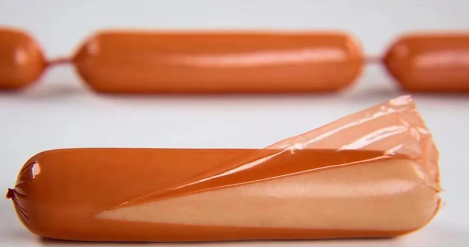 smoke color quick peel off plastic cellulose sausage casings
