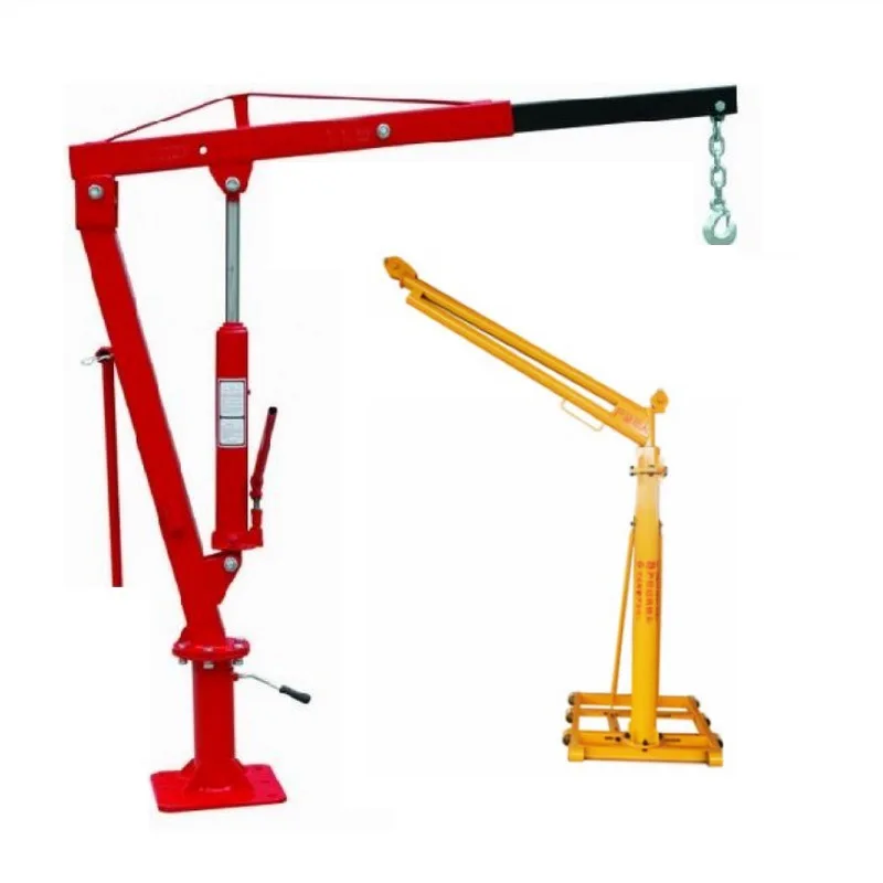 manual hydraulic rotary crane vehicle mounted small crane marine floor building rotary electric small lift crane