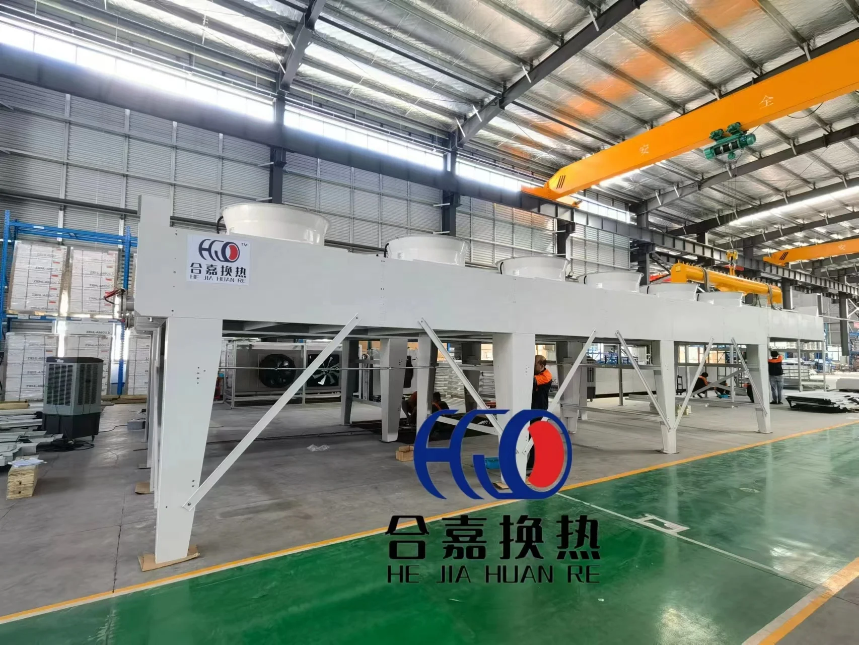 10KW for home use EC fan with control dry cooler  100KW 200KW dry cooler heat exchanger condenser air cooler