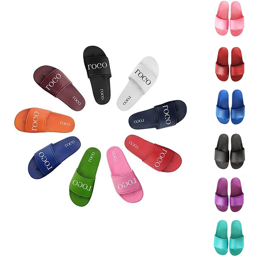 Free sample massage slipper acupuncture shoes gents slipper leather wholesale slide slipper