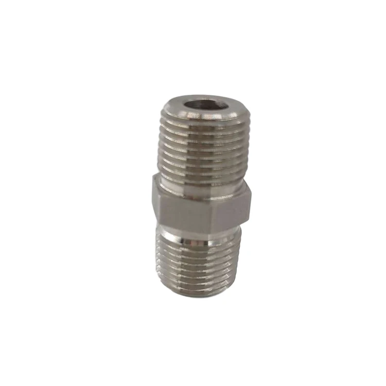 hot sale  stainless steel M /M steel male nipple pipe fitting for connecting