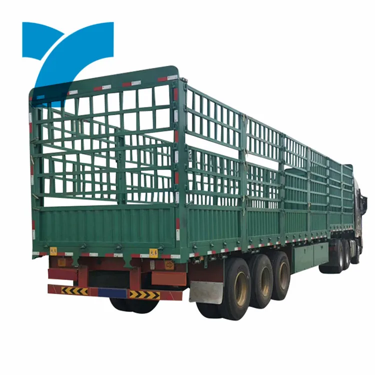 40ft General Cargo Semi Trailer For Logostic company 1.8m Drop side trailer