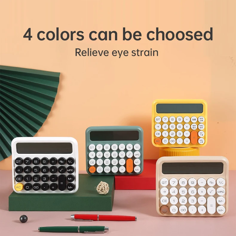 Hot Sale Nice Price School Office Business Accounting Desktop New Style Simple Calculator 12 Digit Backup Battery Calculator