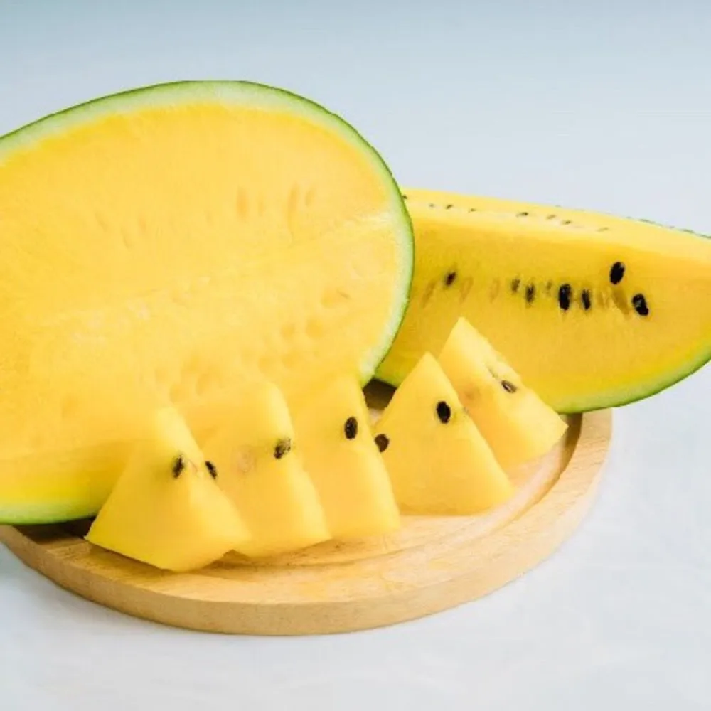 Распродажа, свежий фруктовый арбуз, оригинальный тип, оптовая продажа, свежий желтый плюшевый арбуз