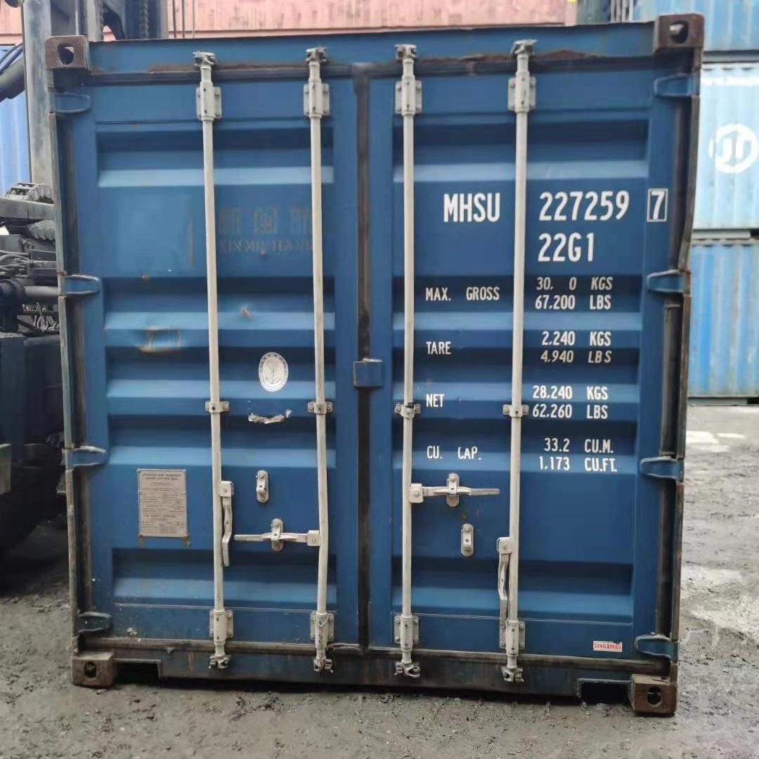 20 футов б/у (б/у) грузовой контейнер для продажи в порте Шанхай