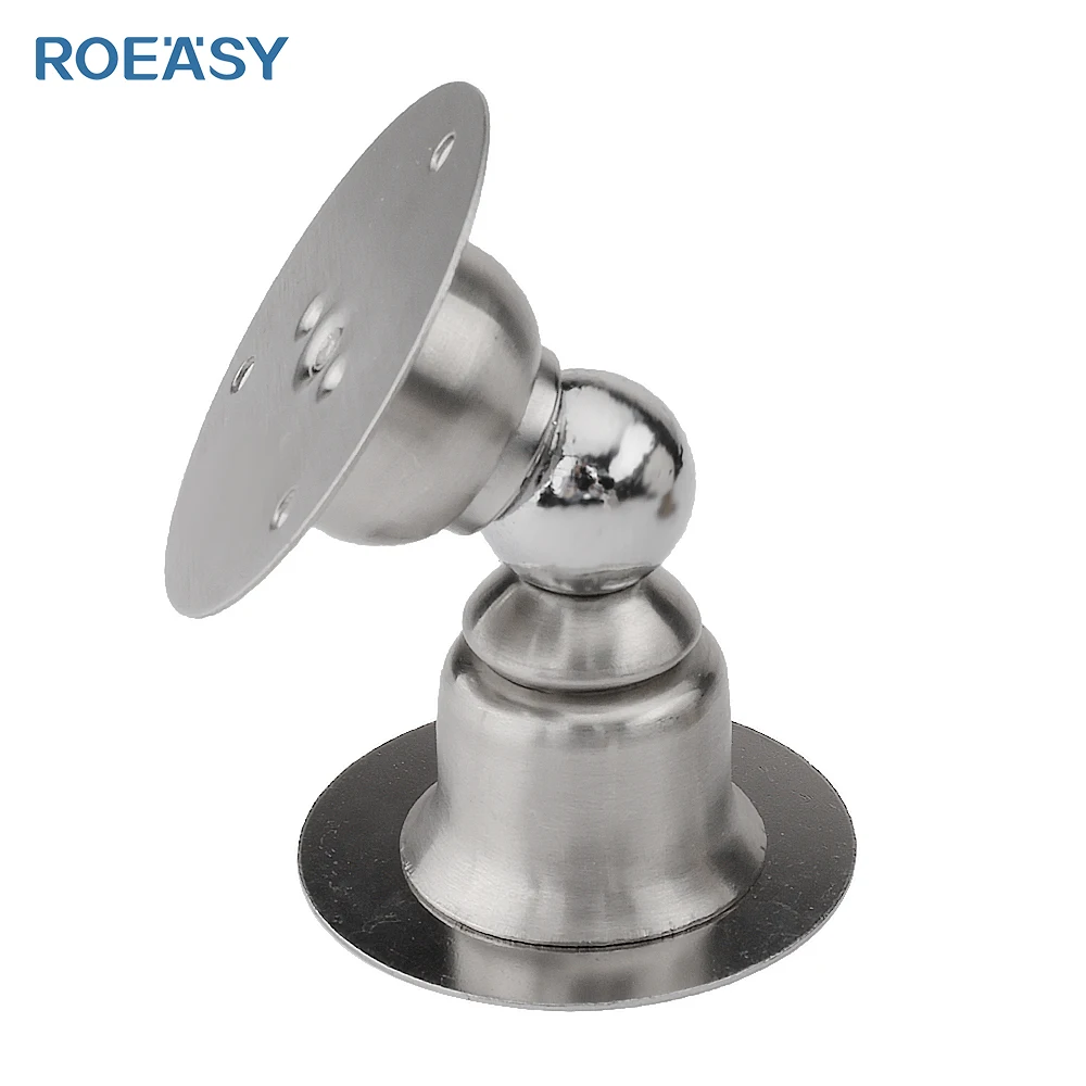 Roeasy stainless steel door stops furniture stoppers hidden door holders floor mounted door stops