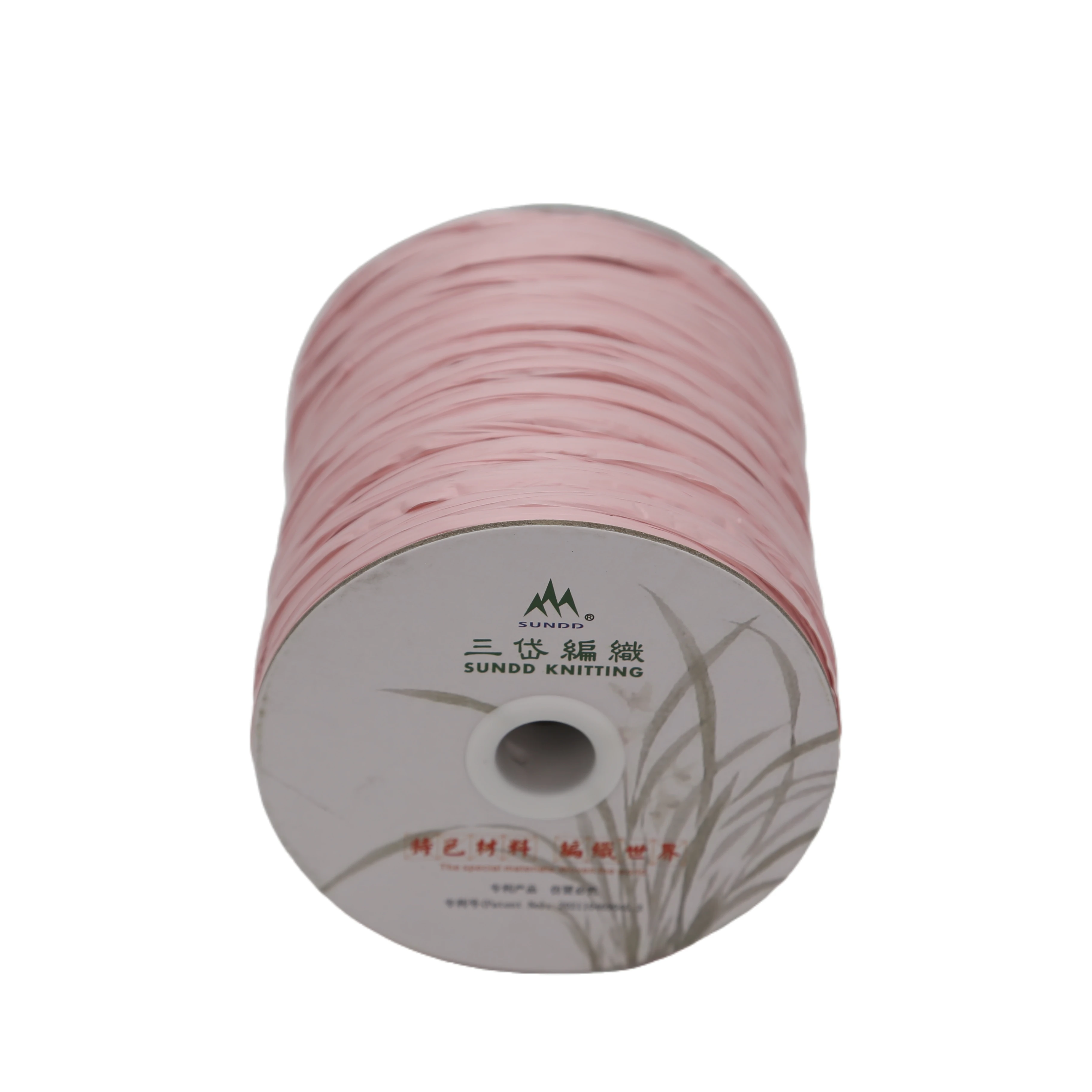 MT111 3CM Recycle Knitting Yarn Raffia Sock Yarn Knit Polyester Yarn for Bags