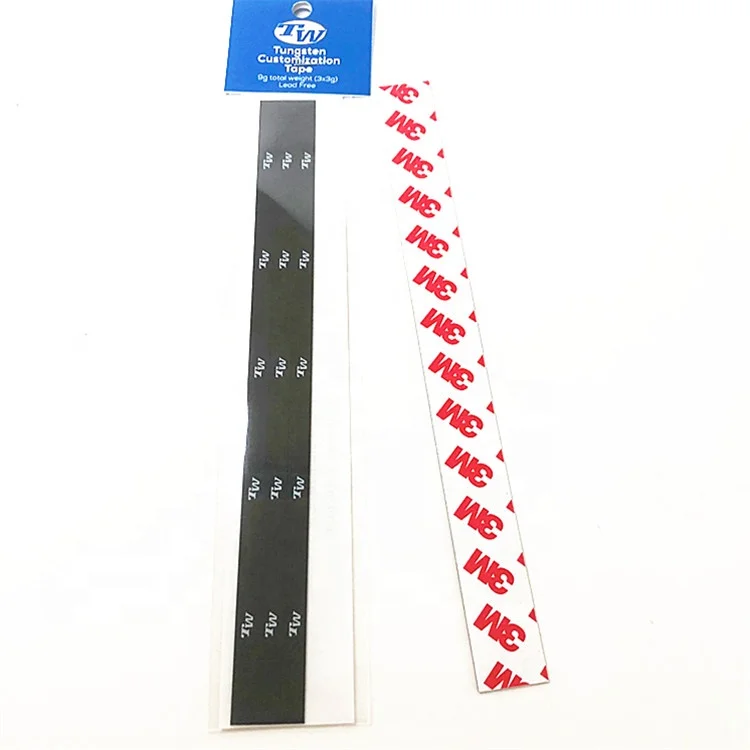 Профессиональный спорт на заказ, добавление веса, вольфрамовая лента, теннисная Тяжелая лента для гольфа, вольфрамовая балансировочная лента